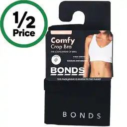Woolworths Bonds Ladies’ Comfy Crop Bra Assorted offer