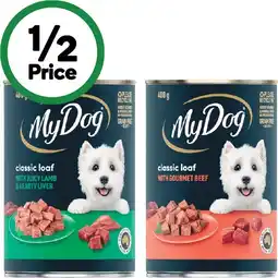 Woolworths My Dog Wet Dog Food offer