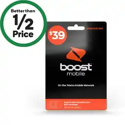 Woolworths Boost $39 Starter Pack offer