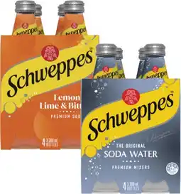 Coles Schweppes Soft Drink, Mixers or Mineral Water offer
