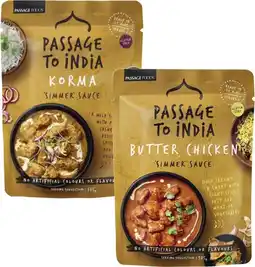 Coles Passage to India Simmer Sauce offer