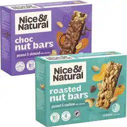 Coles Nice & Natural Nut Bars offer