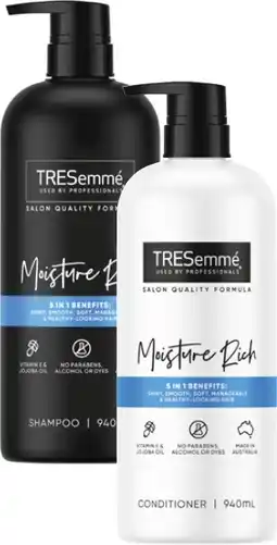 Coles Tresemme Shampoo or Conditioner offer