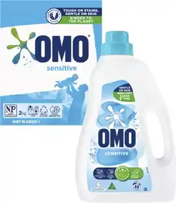 Coles Omo Laundry Liquid or Powder offer
