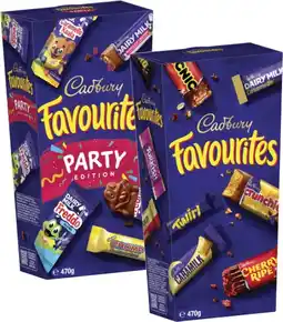 Coles Cadbury Favourites offer