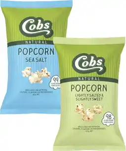 Coles Cobs Popcorn offer