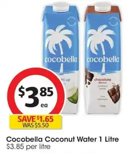 Coles Cocobella Coconut Water offer