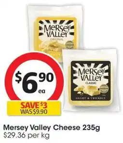 Coles Mersey Valley Cheese offer