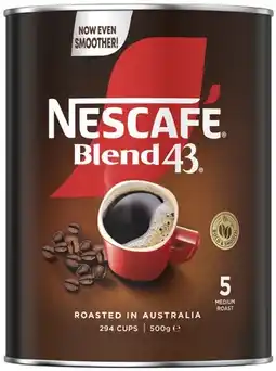 Coles Nescafé Blend 43 Instant Coffee offer