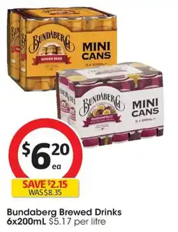 Coles Bundaberg Brewed Drinks offer