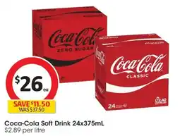 Coles Coca-Cola Soft Drink offer