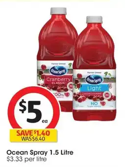 Coles Ocean Spray offer