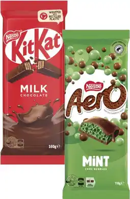 Coles Nestlé Block Chocolate offer