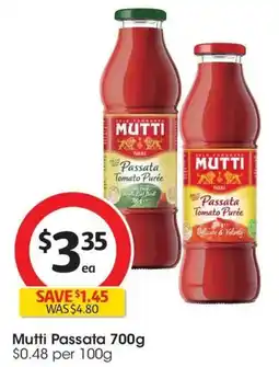 Coles Mutti Passata offer
