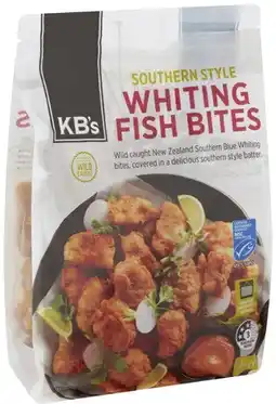Coles KB's Whiting Fish Bites offer