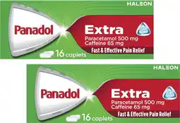 Coles Panadol Extra Paracetamol Pain Relief Caplets offer