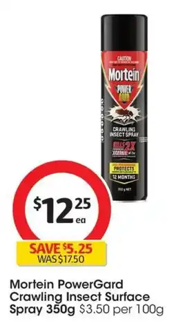 Coles Mortein PowerGard Crawling Insect Surface Spray offer