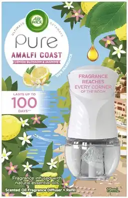 Coles Air Wick Pure Scented Oil Diffuser + Refill offer