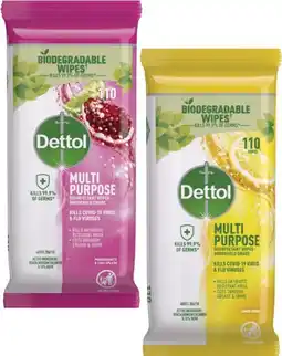 Coles Dettol Multipurpose Disinfectant Wipes offer