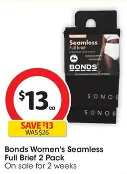 Coles Bonds Women's Seamless Full Brief offer