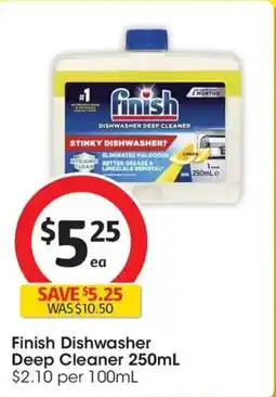 Coles Finish Dishwasher Deep Cleaner offer