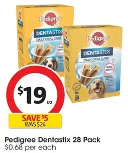 Coles Pedigree Dentastix offer