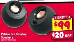 JB Hi-Fi Pebble Pro Desktop Speakers offer