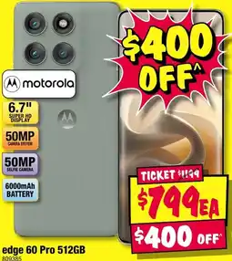 JB Hi-Fi edge 60 Pro 512GB offer