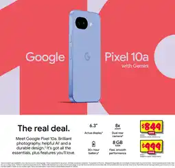 JB Hi-Fi Google Pixel 10a offer