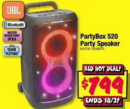 JB Hi-Fi PartyBox 520 Party Speaker offer