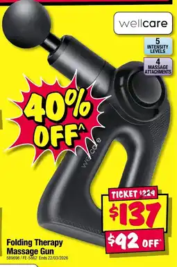 JB Hi-Fi Folding Therapy Massage Gun offer