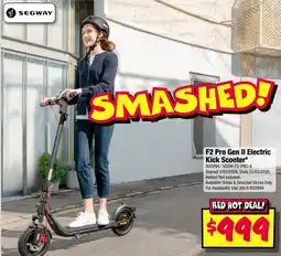 JB Hi-Fi F2 Pro Gen II Electric Kick Scooter offer