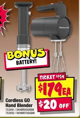 JB Hi-Fi Cordless GO Hand Blender offer