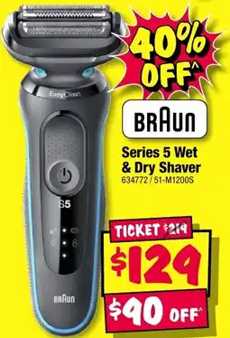 JB Hi-Fi Series 5 Wet & Dry Shaver offer
