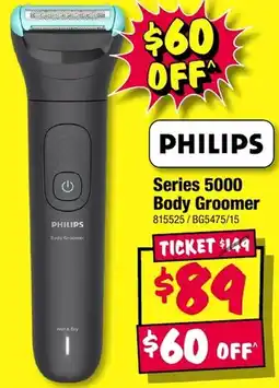 JB Hi-Fi Series 5000 Body Groomer offer