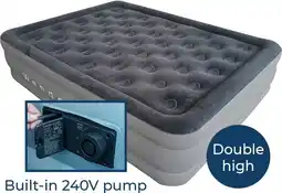 BCF Wanderer contour queen air bed with 240v pump offer