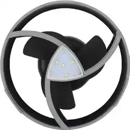 BCF Wanderer Rechargeable Tent Fan with LED Light offer