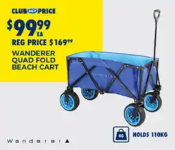 BCF Wanderer quad fold beach cart offer