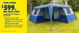 BCF Wanderer manor 12p tent offer