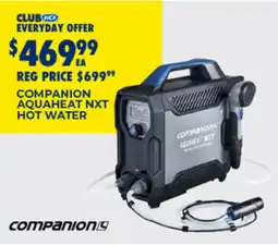 BCF Companion aquaheat nxt hot water offer