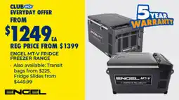 BCF Engel mt v fridge freezer range offer