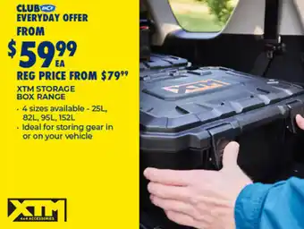 BCF Xtm storage box range offer