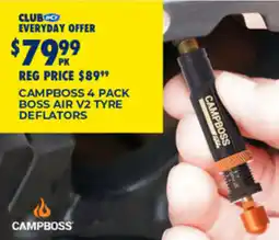 BCF Campboss 4 pack boss air v2 tyre deflators offer