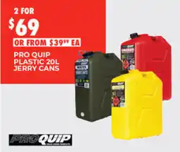 BCF Pro quip plastic 20l jerry cans offer