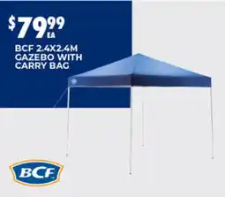 BCF Bcf 2.4x2.4m gazebo with carry bag offer