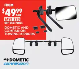 BCF Dometic and companion towing mirrors offer