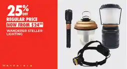 BCF Wanderer steller lighting offer