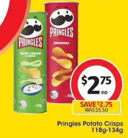 Coles Pringles Potato Crisps offer