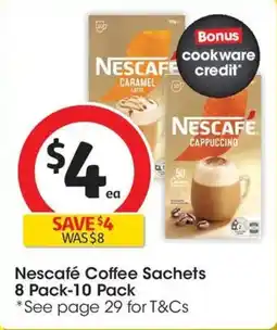 Coles Nescafé Coffee Sachets offer