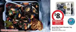 Coles Jervis Bay Fresh Mussels offer